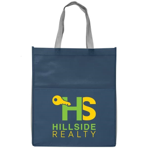 Rome RPET - Recycled Non-Woven Tote Pocket - ColorJet