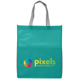 Rome RPET - Recycled Non-Woven Tote Pocket - ColorJet